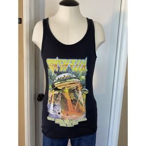 Coachella 2014 Tank Top Womens Medium M Black 2014 Festival Concert Full Line Up